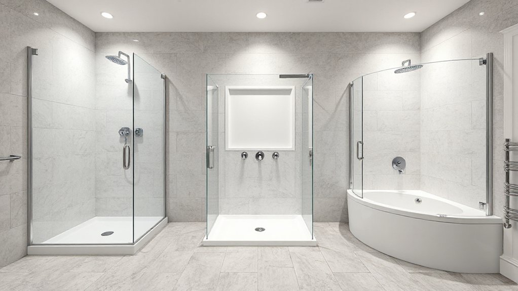 optimized bathroom tray configurations