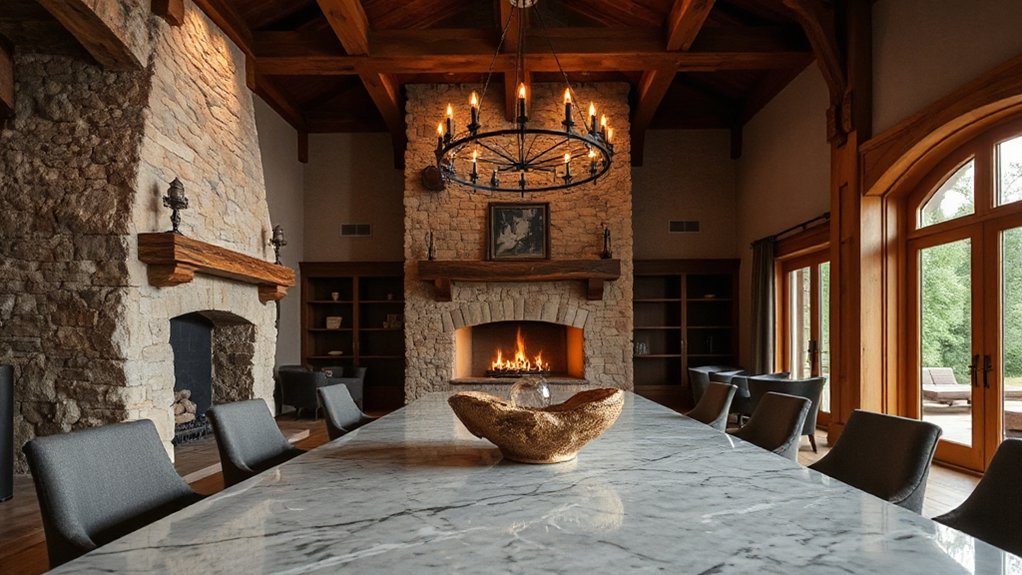 rustic charm with elegant accents