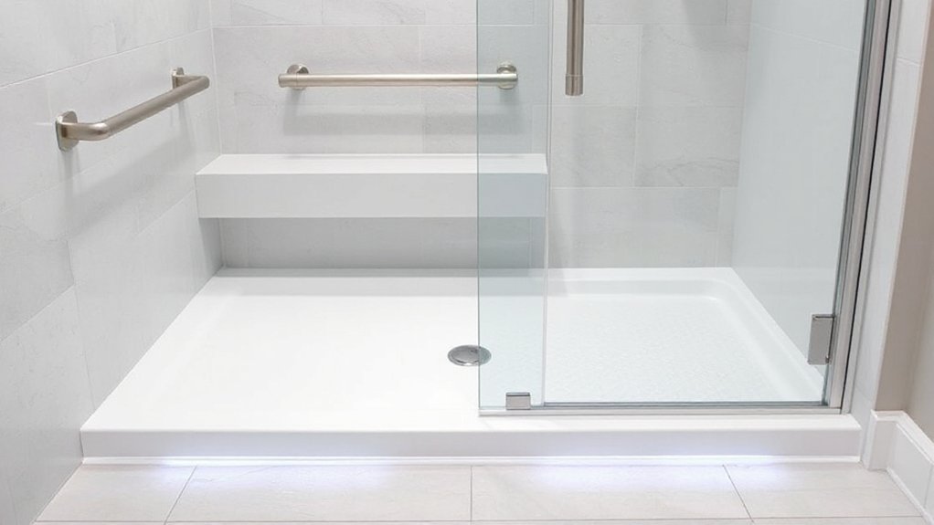 safe low step accessible trays