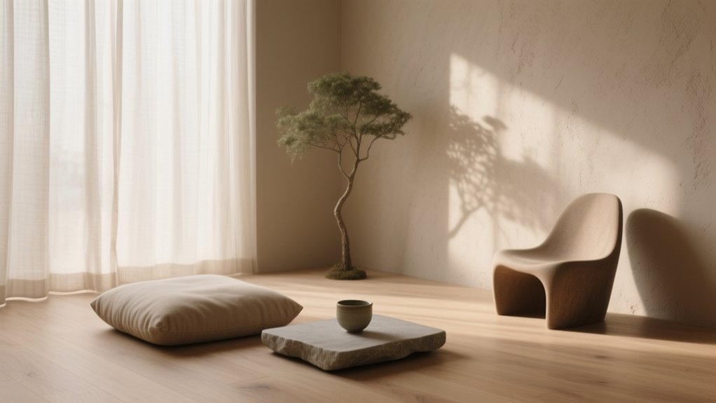 serene contemplative space design