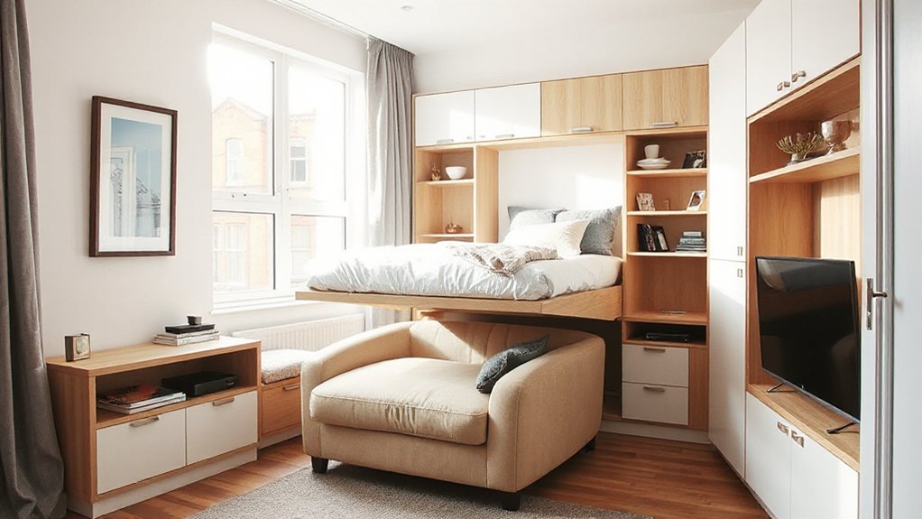 space efficient convertible furniture