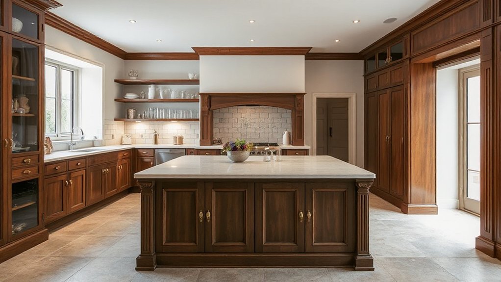space efficient victorian kitchen