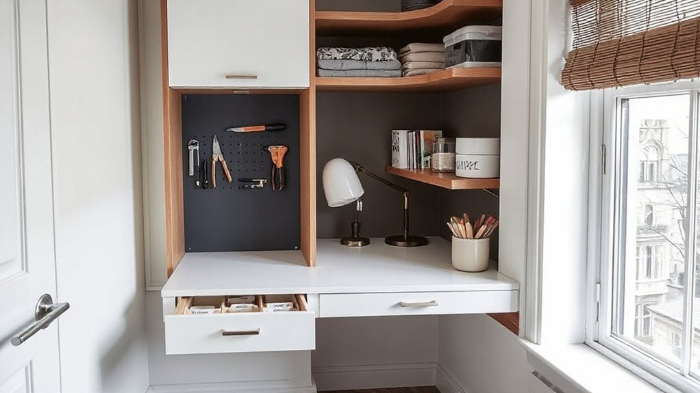 space saving wall desks