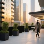 stylish contemporary city lifestyle