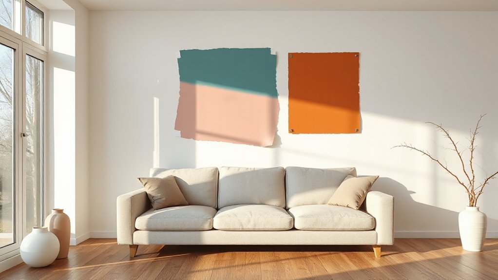 test colors in real space