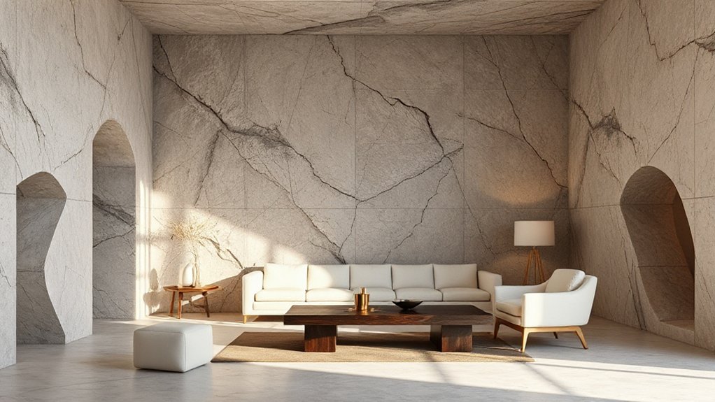 textured sculptural lighting effects
