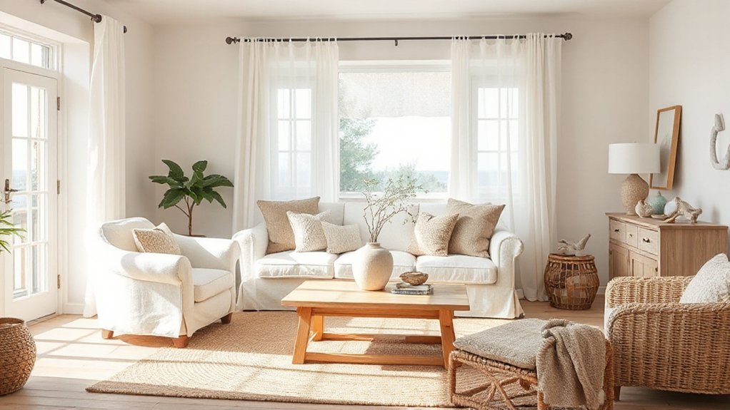 warm neutrals and textures