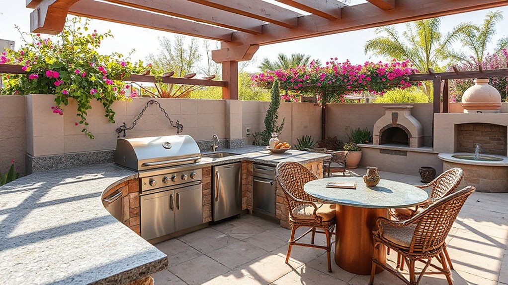 year round outdoor kitchen design